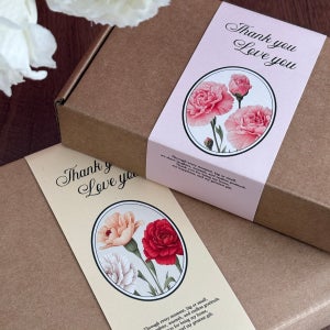 어버이날띠지 스승의날 띠지 가정의달 답례품 선물포장 종이리본