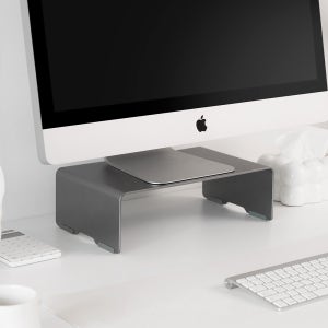 일렉싱크 알루미늄 높은 아이맥 모니터 받침대 370mm, 스페이스그레이