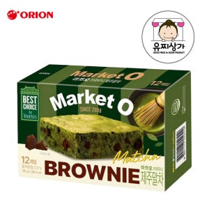 오리온 마켓오 브라우니 제주말차 240g(약12개입)
