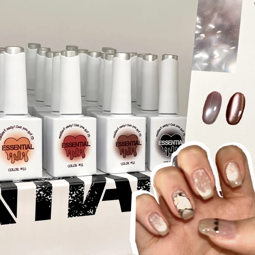 필담 에센셜 젤 <b>네일</b> 시럽 폴리쉬 유리알 자석 <b>네일</b> 매니큐어