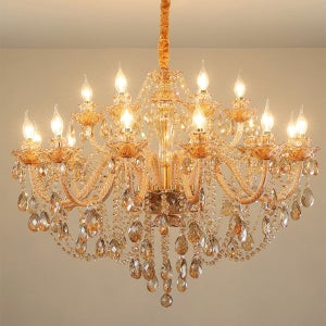 샹들리에 조명 샹드리에 대형 거실 크리스탈 샹제리제 18등 화이트