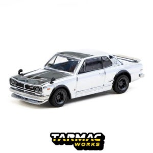 타막웍스 1/64 스카이라인 HT 2000GT-R 실버 크롬 스페셜 에디션 - GLOBAL64