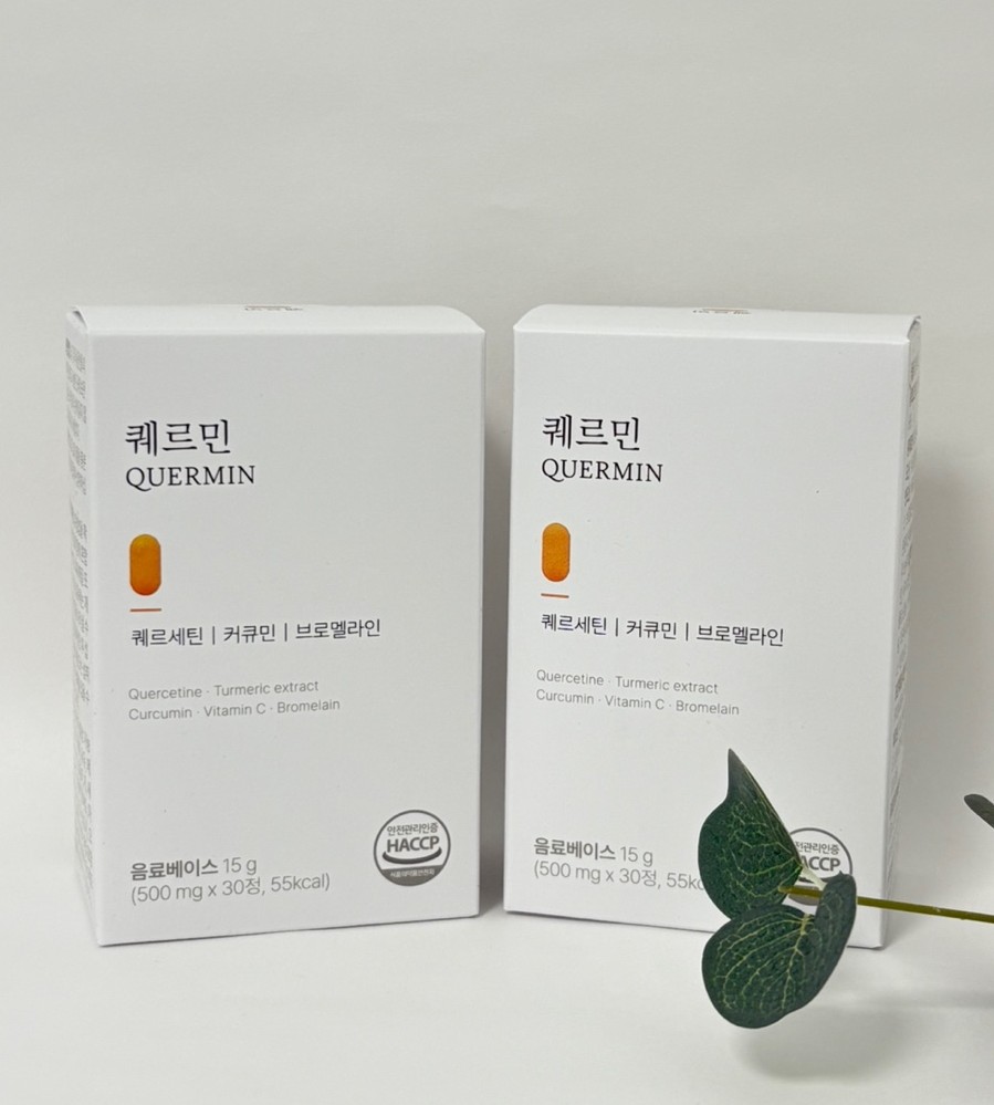 마이디데이 퀘르민 퀘르세틴 <b>브로멜라인</b> 500<b>mg</b> 30정 (1+1) 2box