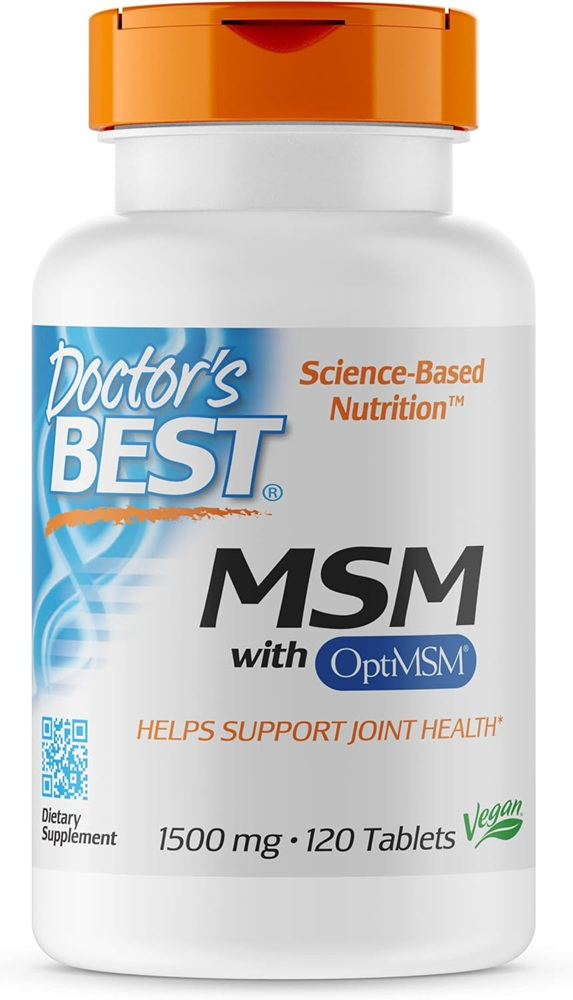 닥터스베스트 <b>MSM with OptiMSM 1500mg</b> 120 타블릿