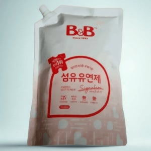 비앤비 섬유유연제 시그니처 자스민 로즈 리필 1500ml 4개