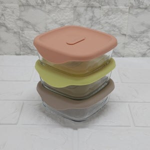 락앤락 바로 한끼 내열유리 밥공기 320mlX3P 냉동밥 햇쌀밥 이유식 전자렌지 용기
