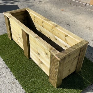 방부목 원목 테라스 화단 꾸미기 - 직사각형/사각형 텃밭 화분