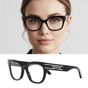 디올 시그니처 B2I 스퀘어 블랙 안경테