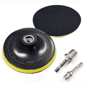 원형 샌딩패드 M10 100mm 아답터 M10 세트 어댑터 그라인더 폴리싱 샌딩기 샌더기