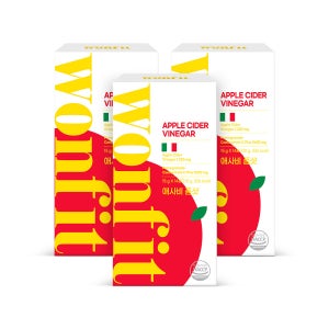 원핏 애사비 폼샷 3박스 총 42포 유기농사과초모식초 애플사이다비니거