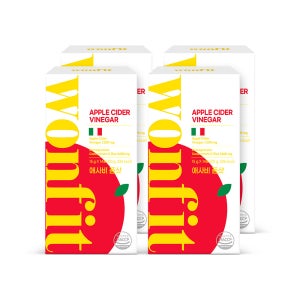 원핏 애사비 폼샷 4박스 총 56포 유기농사과초모식초 애플사이다비니거