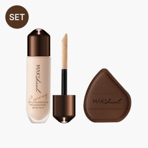 메이크힐 원피엘 파운데이션 28g SPF20/PA++ (송이퍼프 세트)