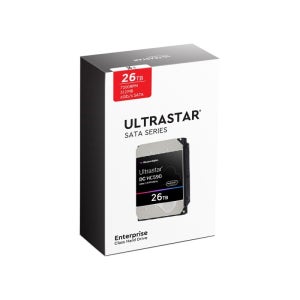 [[WD공식총판점] Ultrastar HC590 26TB WUH722626ALE6L4 1PACK 패키지 무상3년 서버 NAS 데스크탑 하드디스크 HDD