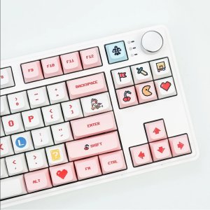 픽셀 워즈 키캡 XDA PBT 염료승화 (124key) 기계식 키보드 한글/영문 각인