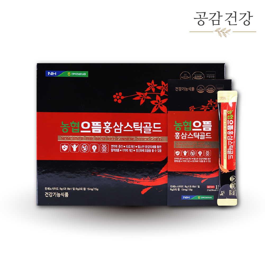 <b>농협홍삼</b> 으뜸 홍삼스틱 에너지 <b>기력</b> 30포, 1개