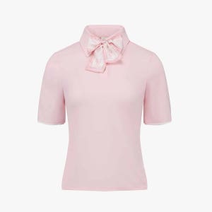 페어라이어 골프웨어 로고 스카프 칠부 티셔츠