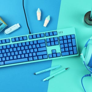 앱코 K660 뉴 블루민트 에디션 카일 광축 V2 게이밍 기계식 키보드 (클릭)