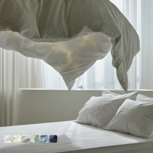 (단독) 세레니티 구스100% 무봉제 호텔 차렵이불세트 SS 500g