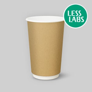 이중컵 이중 단열 종이컵 올크라프트 무지 490ml (16온스) 1박스 504개