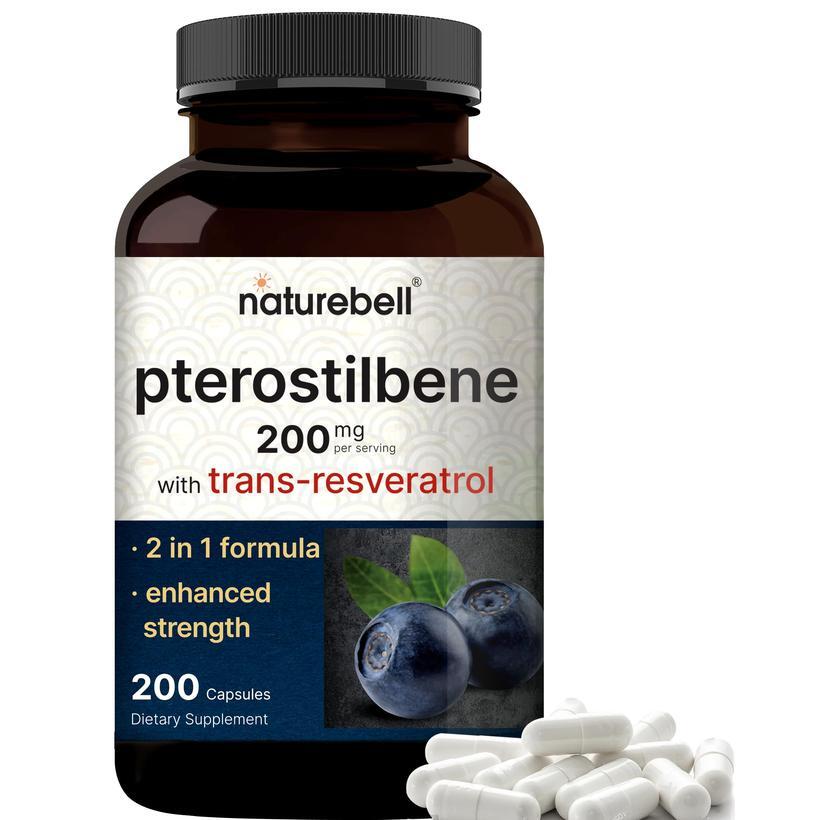 페테로<b>스틸벤</b> 200mg 200캡슐 블루베리 추출물 함유 보조식품