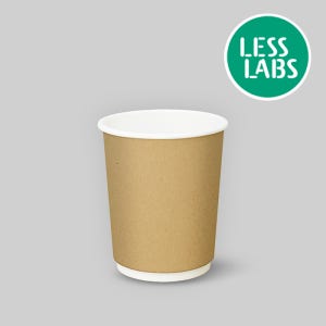 이중컵 이중 단열 종이컵 올크라프트 무지 330ml (10온스) 1박스 500개