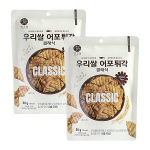 강고집 우리쌀 어포튀각 클래식 50g 2개