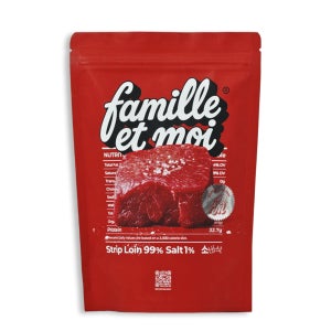 파밀레모아 소바삭 스테이크칩 어린이 아이간식 비프칩 소고기칩 육포 40g, 12개