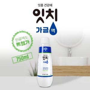 잇치 가글액 750ml 구강청결제 플라그제거 구취제거 치은염예방