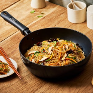 [2025년 신상품]써모스 플라즈마Z 논스틱 프라이팬 KFC-028DK(Deep) 28cm