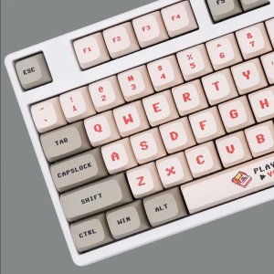 마리오 레트로 게임 키캡 세트 XDA PBT 염료승화 (138key) 기계식 키보드