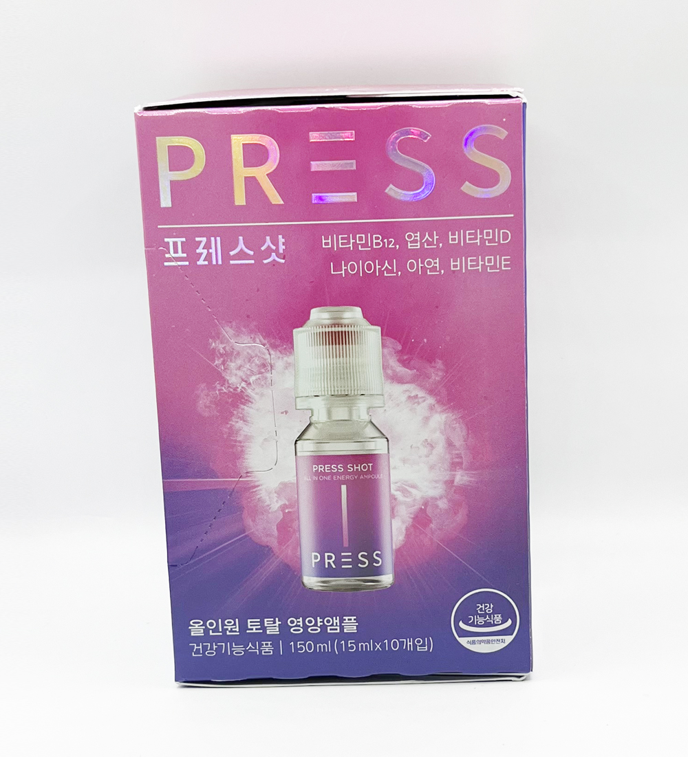 <b>프레스샷</b> 마시는 영양제 액상비타민 10병 (1박스)