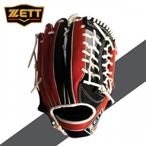 제트 실버오더 시리즈 BPGK-26417 티벨트웹 블랙/레드/화이트 외야글러브