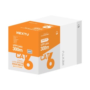 UTP케이블 300M CAT6 인터넷선 이더넷 랜선 연결선 컴퓨터 공유기 연결 박스 롤