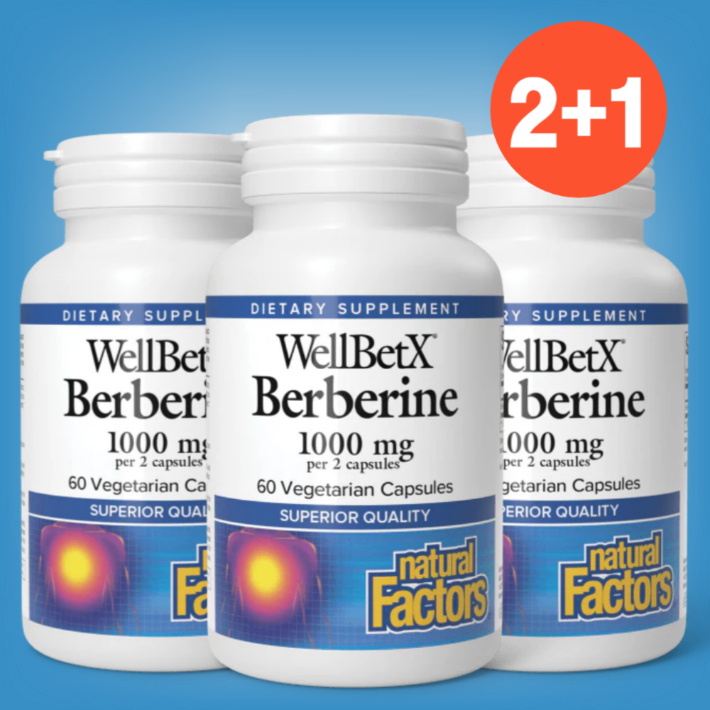 네츄럴팩터스 <b>베르베린</b> <b>wellbetx</b> 60정 3개월분 berberine