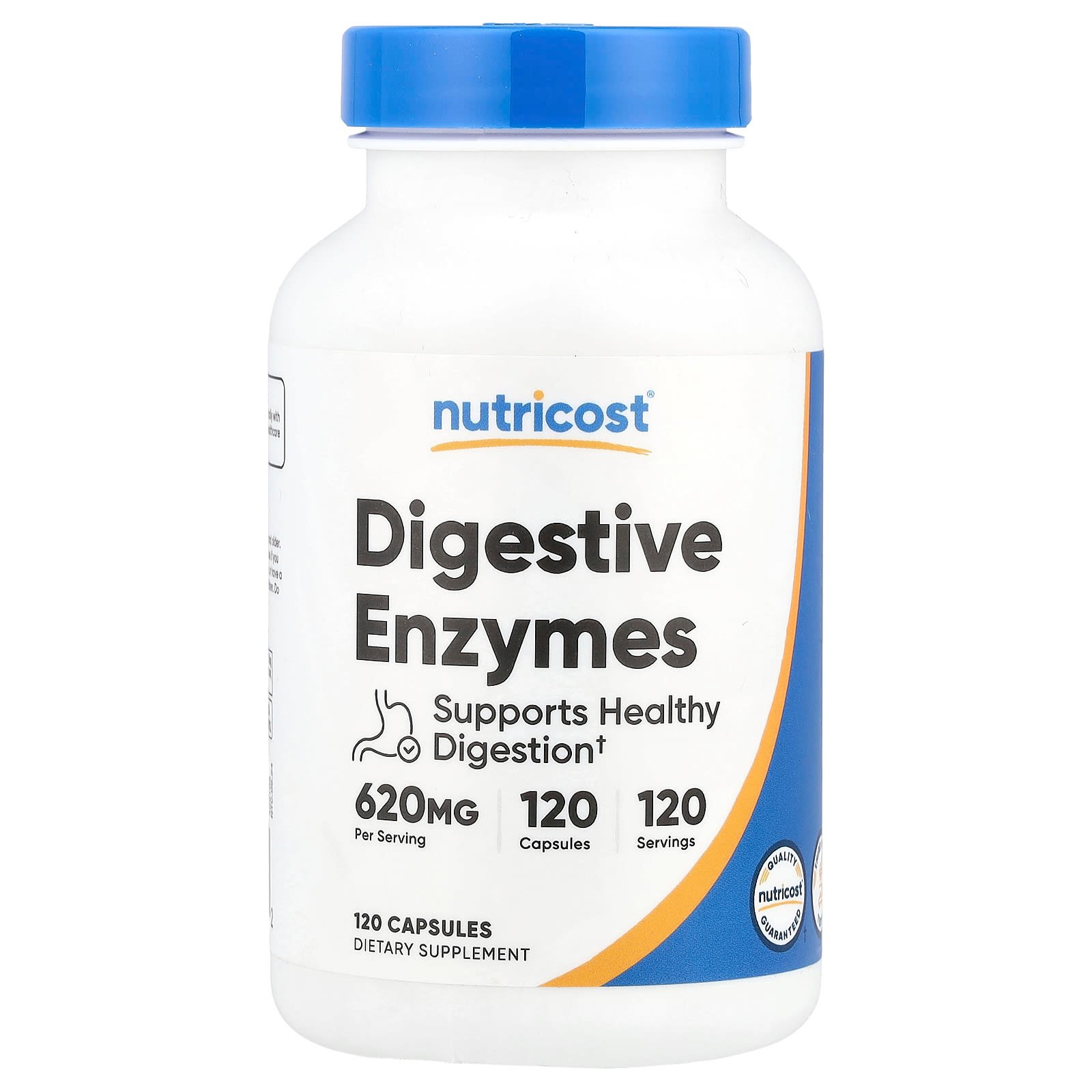 Nutricost 소화 효소 620mg 캡슐 120정