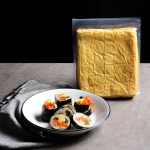 (냉장) 계란 함량 높은 김밥용 구이 지단 김밥 속재료 국산계란사용 업소용 김밥집 10kg