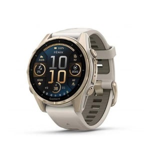 [가민] 피닉스 8 43mm 멀티 스포츠 GPS 스마트워치 아몰레드 소프트 골드 가민코리아 AS가능 정품
