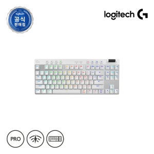 [로지텍 프로 x 텐키리스 택타일] 로지텍코리아 공식 PRO X TKL LIGHTSPEED 게이밍 키보드 화이트, 택타일