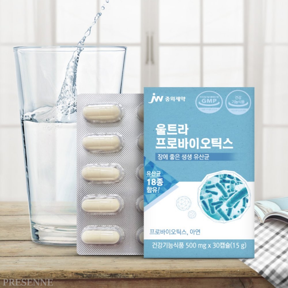 울트라 프로바이오틱스 30캡슐 배변활동 장<b>건강</b> 도움줄수있음 가족<b>건강</b> 직장인유산균