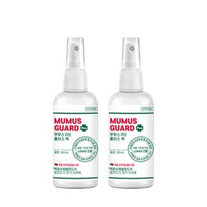 모기기피제 진드기 퇴치제 무무스가드 플러스 60ml x 2개 이카리딘15%