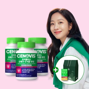 [슈퍼적립10%+사은품] 세노비스 트리플러스 우먼 오메가3 이뮨 여성 멀티비타민 미네랄 80캡슐, 3개