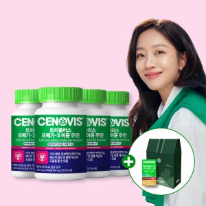[슈퍼적립10%+사은품] 세노비스 트리플러스 우먼 오메가3 이뮨 여성 멀티비타민 미네랄 80캡슐, 4개