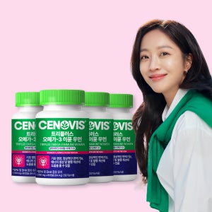 [슈퍼적립10%+포토리뷰1,000P] 세노비스 트리플러스 우먼 오메가3 이뮨 여성 멀티비타민 미네랄 80캡슐, 4개