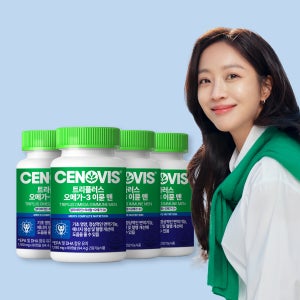 [슈퍼적립10%+포토리뷰1,000P] 세노비스 트리플러스 맨 오메가3 이뮨 남성 멀티비타민 미네랄 80캡슐, 4개