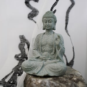 가정용 미니 좌불 석상 불교 돌 부처 부처님 아미타불 불상