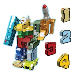숫자 변신 합체 로봇 장난감 숫자공부 산수 14종1세트 숫자놀이