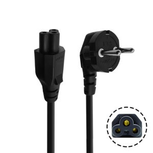 국산 3구 크로바 전원 케이블 AC 파워 코드 모니터 노트북 연결선 10m, 1개