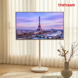 더함 이동식 이동형 삼탠바이미 스마트 구글 5.0 QLED 화이트 티비 127cm(50인치), 에센셜, 직접설치