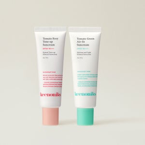 키노닉스 토마토 그린 에어핏 선크림 50g + 로지 톤업 선크림 50g (SPF50+/PA++++)