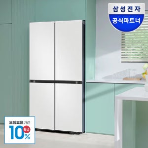[으뜸효율혜택가220만] 삼성전자 비스포크 냉장고 4도어 901L RM70F91R1A 코타화이트 1등급